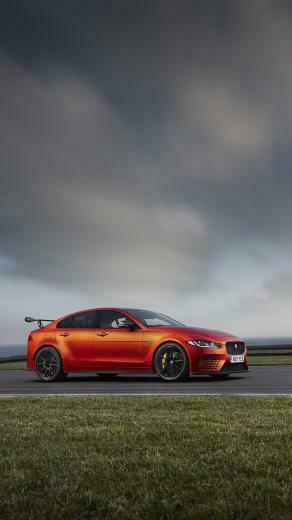 Wallpaper Jaguar Xe Sv Project Road