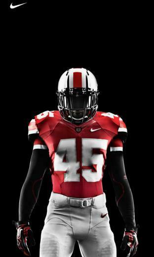 Ohio State Buckeyes Football Uniform Mobile Wallpaper