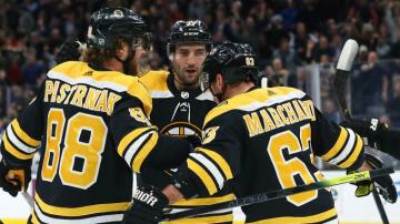 Boston Bruins Top Line Of Patrice Bergeron Brad Marchand David