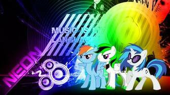 Mlp Music Wallpaper Neon By Neonthepegasus