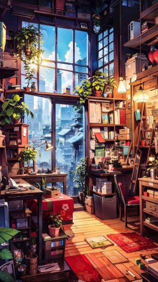 Top Best Anime Study Room Wallpaper Hq