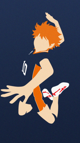 Shoyo Hinata Wallpaper 4k Faceless Minimalist