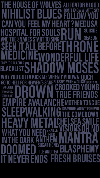 Just Spent An Hour Making This iPhone Wallpaper Of Bmth Song