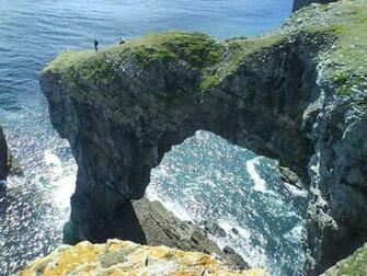Green Bridge Of Wales Largest Natural Arch HD Walls Find
