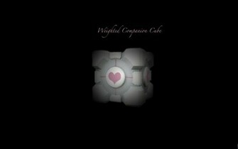 Companion Cube Wallpaper By Sakuramustdie