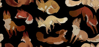 Tiled Transparent Fox Background For Your Use