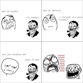 Rage Comics Like A Boss Troll Face
