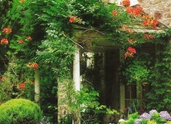 High Resolution An English Stone Cottage Desktop Laptop Wallpaper