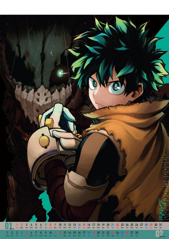 My Hero Academia Comic Calendar Japanese Book Store