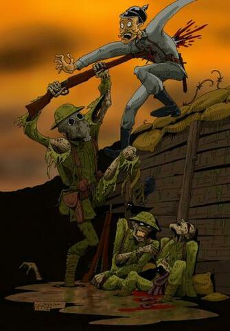 Ww1 Zombie Color By Mastaczajnik