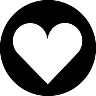 Black And White Heart Wallpaper