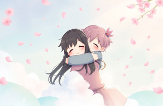 Anime Hug Wallpaper