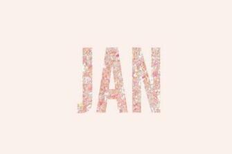 January Calendars And Wallpaper Red Stamp