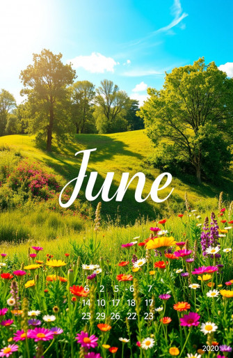 June Calendar Wallpaper