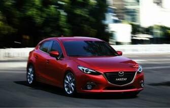 Red Mazda Wallpaper HD