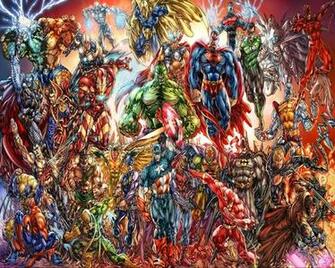 Marvel And Dc Heroes Wallpaper