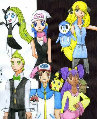 Pokemon Best Wishes Season Cast By Hikariteiruzu