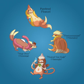 Floatzel Crossbreeds By Fawnflight