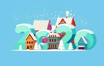 Wallpaper Christmas New Year Happy