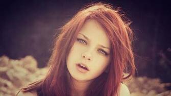 Wallpaper Brunettes Women Teen Green Eyes Faces