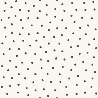 Wallpaper Polka Dots Shiny White And Black