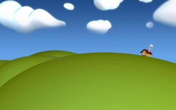 Cartoon Grass Wallpaper Image