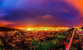 Honolulu At Night HD Wallpaper Background Image Id