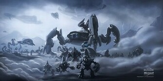 Gears Of Halo Concept Art By Various Bungie Artists