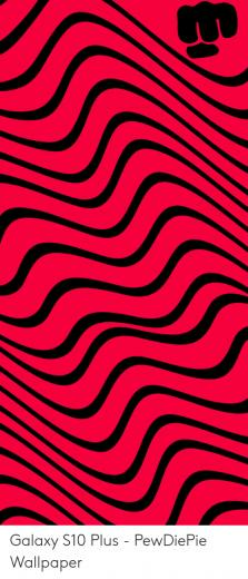 Wallpaper Galaxy And Pewdiepie Wave Pattern