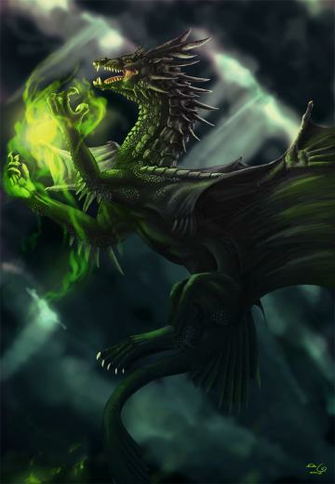 Super Awesome Green Dragon Artworks And Wallpaper Design Utopia