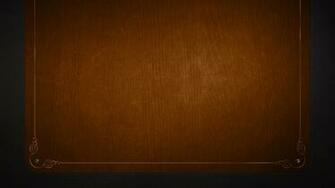 Wood And Leather Desk Widescreen Wallpaper