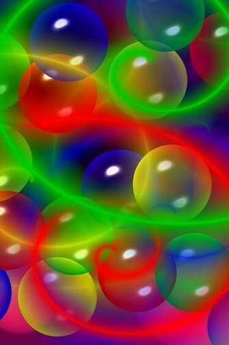 Colorful Bubbles Wallpaper