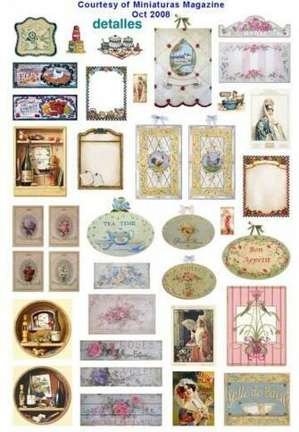 Dollhouse Printables From Miniaturas Magazine Cdhm Org