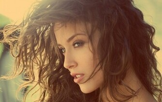 Malena Morgan Close Up Wallpaper Stock