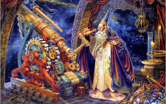 Wizard Telescope Wallpaper