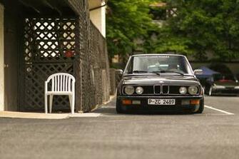 Bmw E28 Stance Black HD Wallpaper