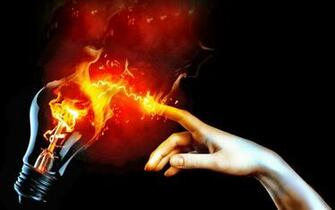 Photography Manipulation Creative Hand Bulb Cgi Wallpaper