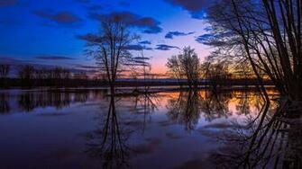 Canada Lake Reflection Scenery HDq Wallpaper