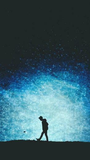 Alone Men Artistic iPhone Wallpaper Feels In Boy