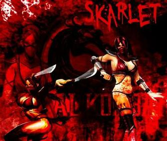 Mk9 Skarlet Wallpaper Mortal Kombat Smoke