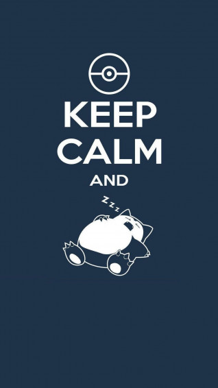 Snorlax Cute iPhone Lock Screen Wallpaper