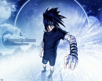 The Naruto Anime Wallpaper Titled Uchiha Sasuke