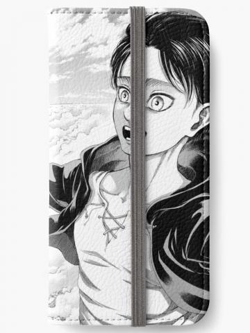 Dom Eren Yeager Manga Panel Attack On Titan iPhone Wallet