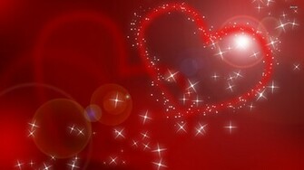Sparkling Hearts Wallpaper Holiday