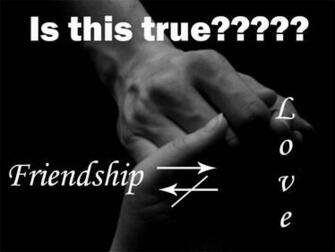 Love And Friendship Wallpaper Which Is Under The