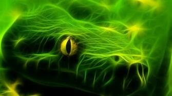 Green Snake Wallpaper