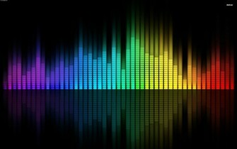 Neon Equalizer Wallpaper Abstract