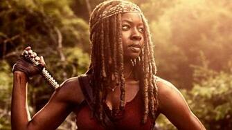 Walking Dead Michonne HD Desktop Background
