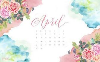 April Calendar Wallpaper