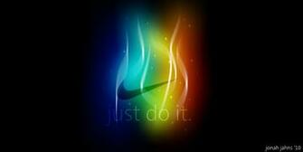 Nike Logo Teal Just Do It Vector Image